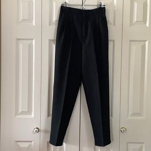 Black High Waisted Trousers ~